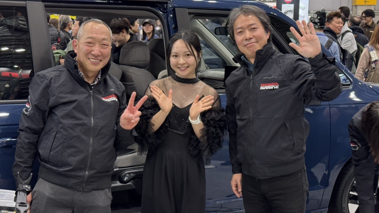 ガチな釣りサイトも運営する「Honda」。フィッシングショーで2馬力